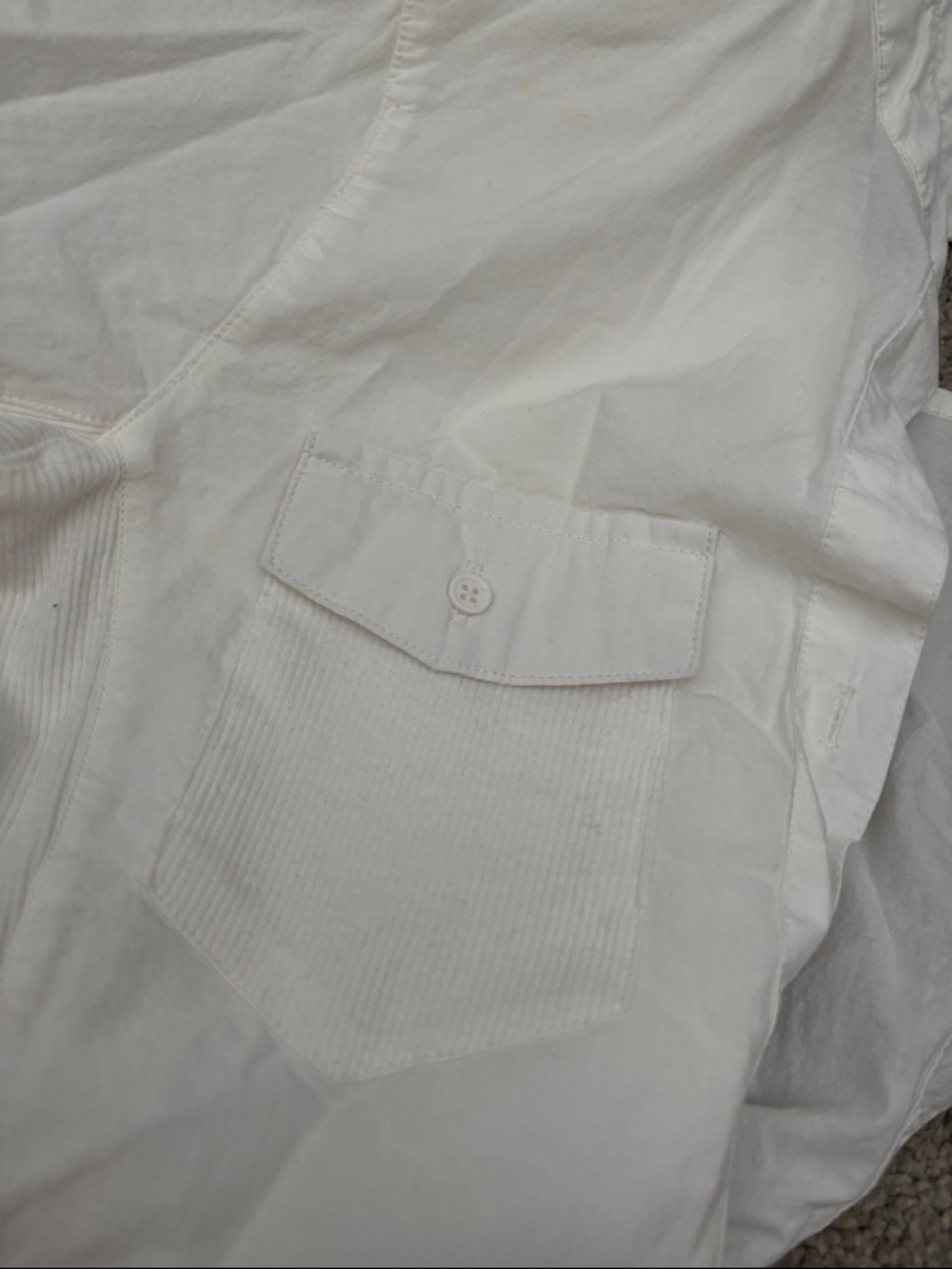 Crisp White Button-Up Shirt - Picture 3 of 3